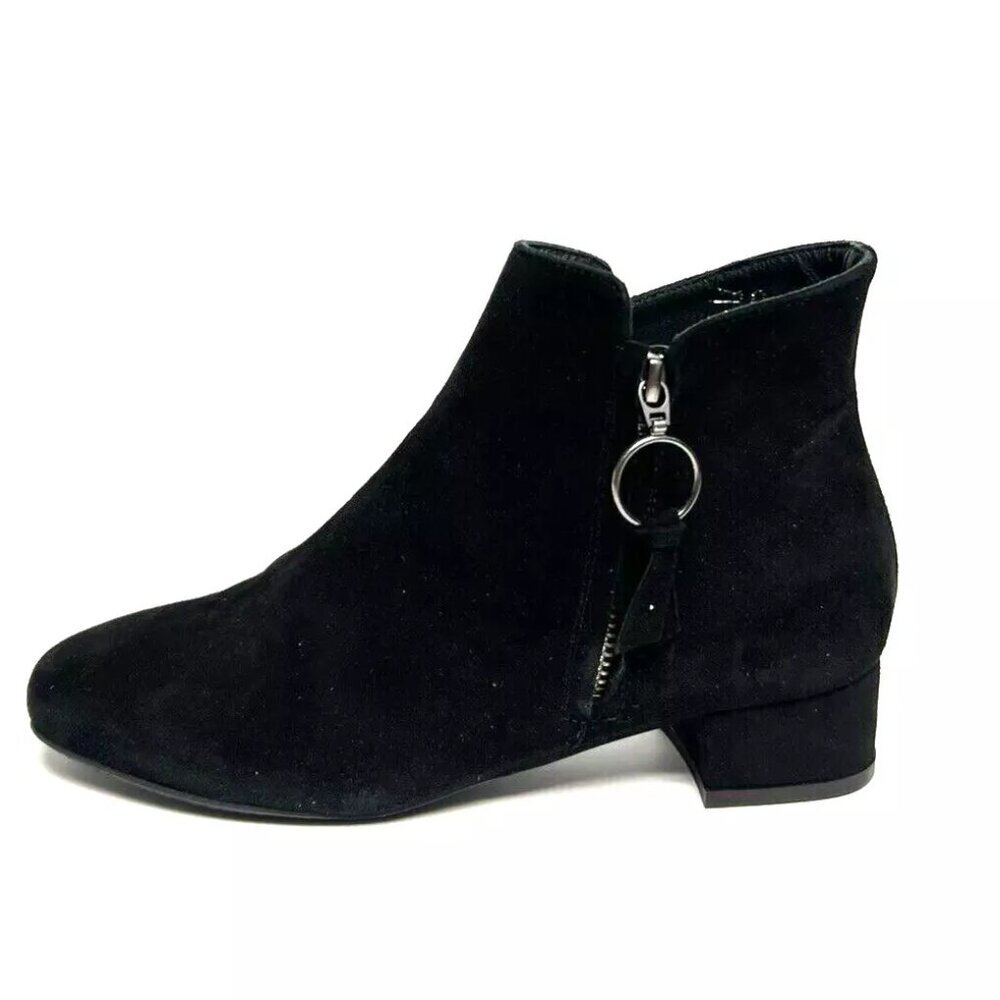 Eric Michael Womens Petal Bootie Black Size EU38 M US7.5-8
